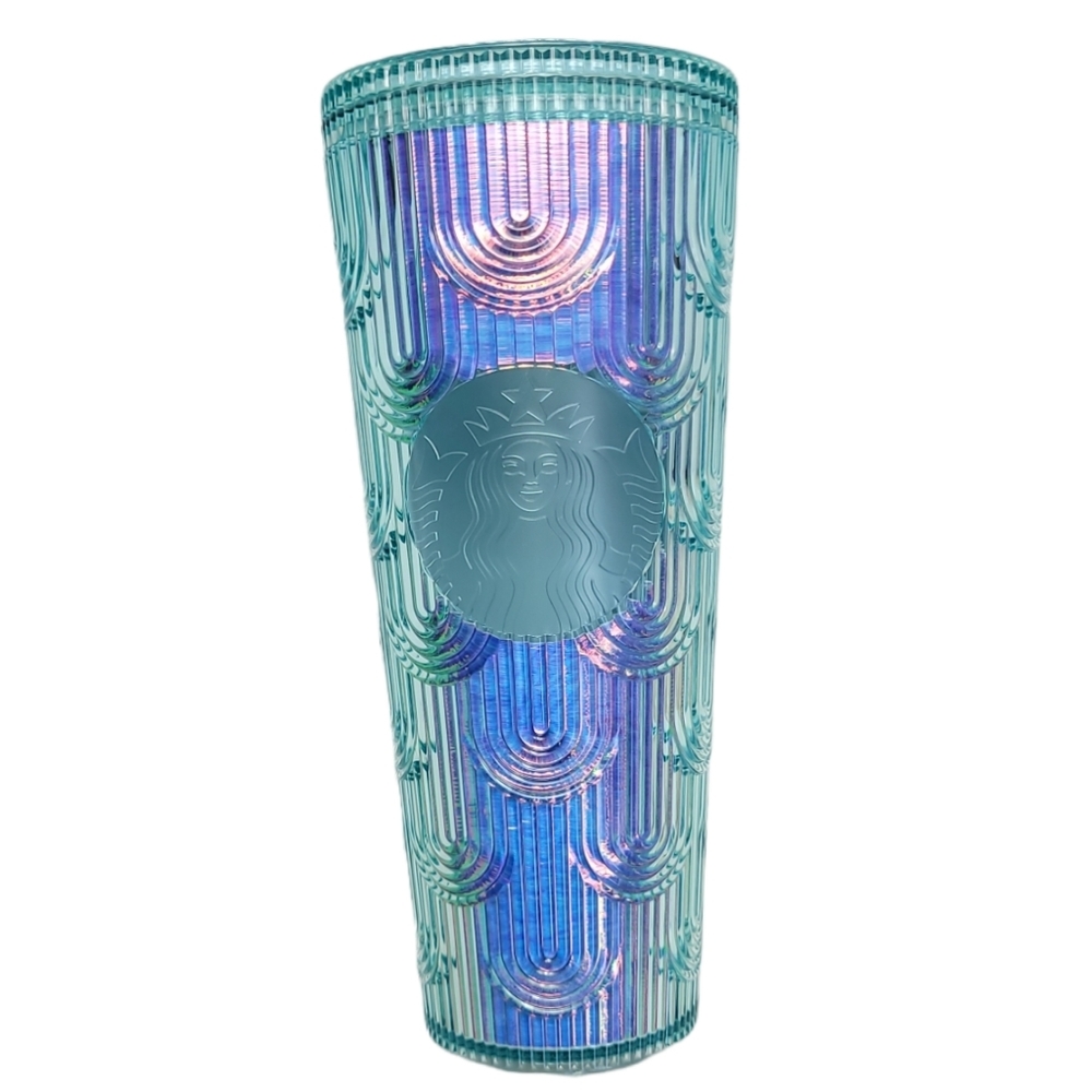 Starbucks 24 oz Mermaid Green Iridescent Tumbler